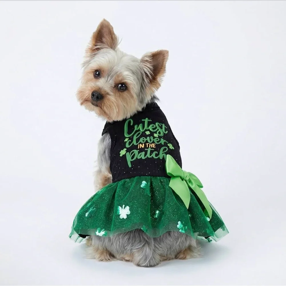 St. Patrick’s Day Dog Dress